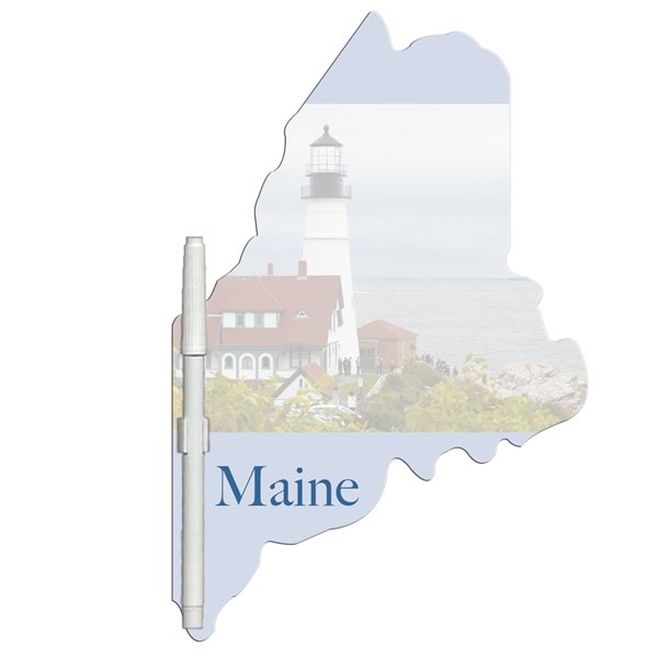 Maine State Shape Memo Board