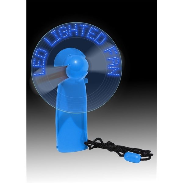 Promotional LED Lighted Message Fan