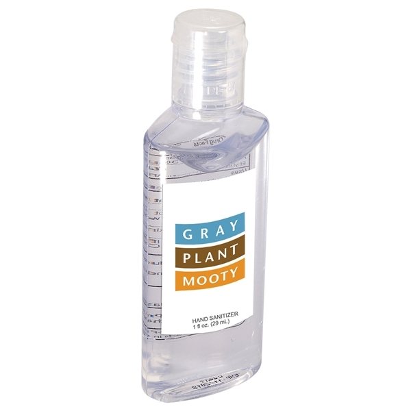 Promotional Hand Sanitizer In Oval Bottle - 1 oz