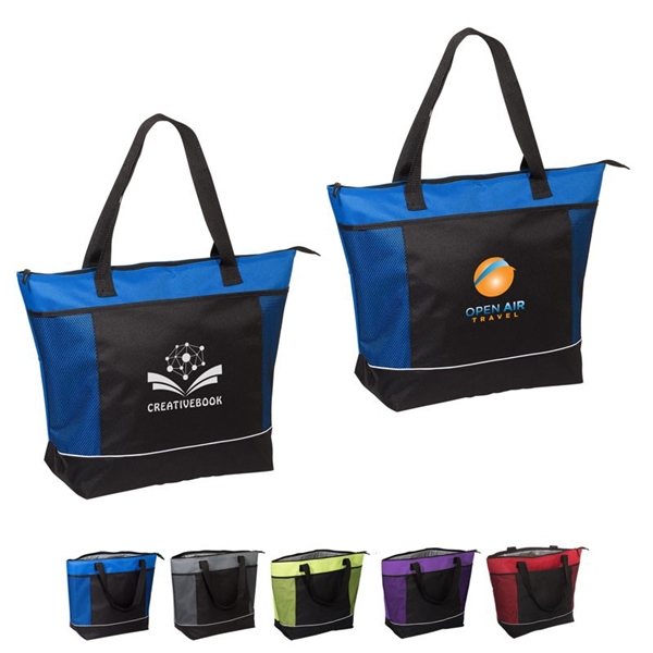 Promotional Porter Polyester Shopping Cooler Tote