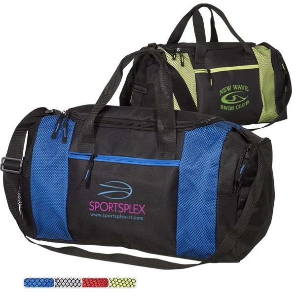 Promotional 600D Polyester Porter Duffel Bag with PVC Backing