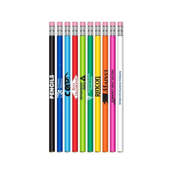 Promotional Classic Pencils 2 HB Lead Pencils - Classic Barrel Colors