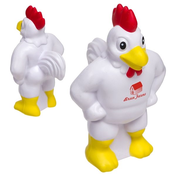 Promotional Chicken Mascot Stress Reliever