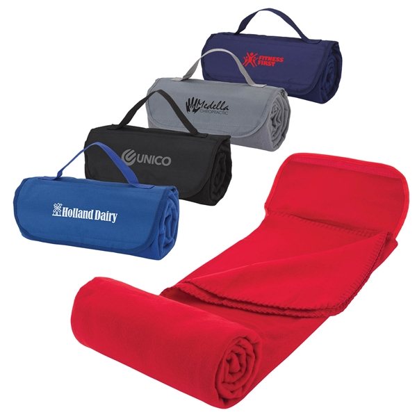 Promotional Fairdale Roll - Up Blanket