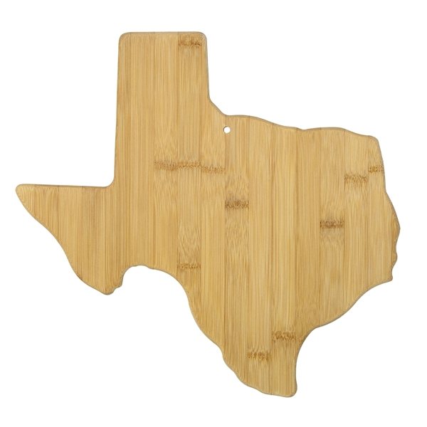 Promotional Texas - Shaped Bamboo Cutting Board