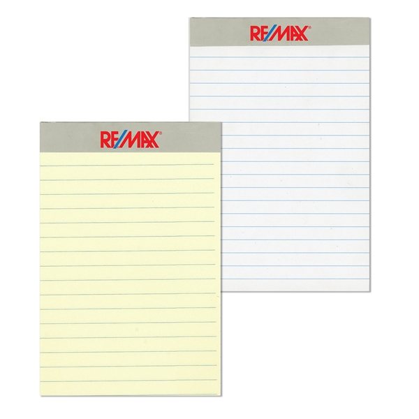 Promotional Junior writing pad with a 2 color imprint on the Tape
