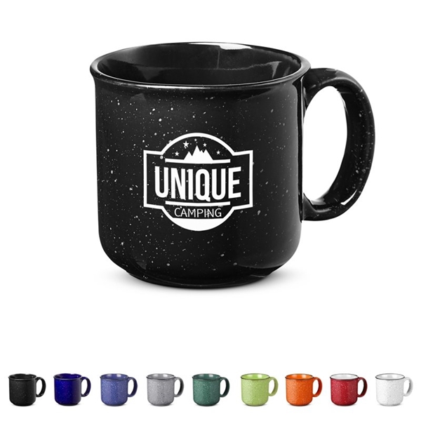 Promotional 15oz Classic Speckled Campfire Ceramic Mug