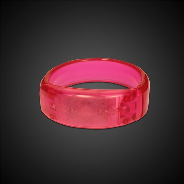 Promotional LED Bangle Bracelet - Pink