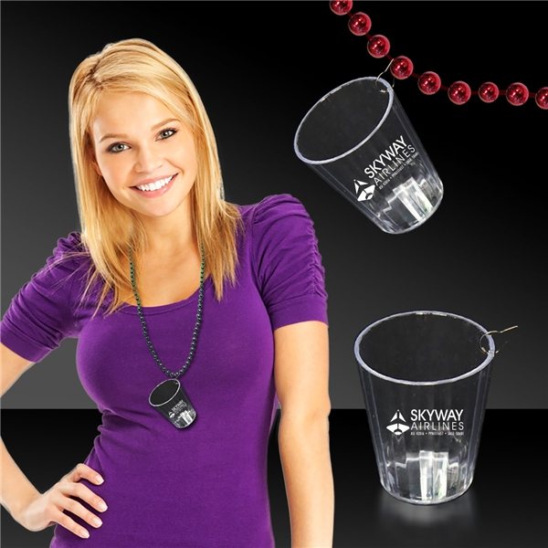 Promotional Clear Shot Glass Medallion