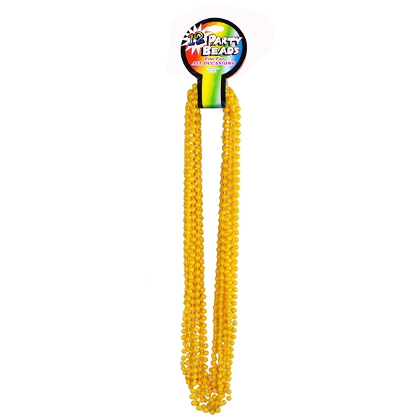 Mardi Gras Beads - Yellow