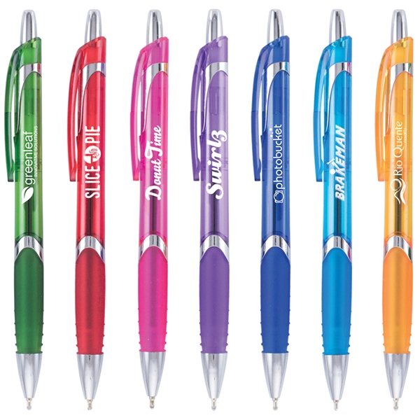 Promotional Solana Pen with translucent barrel