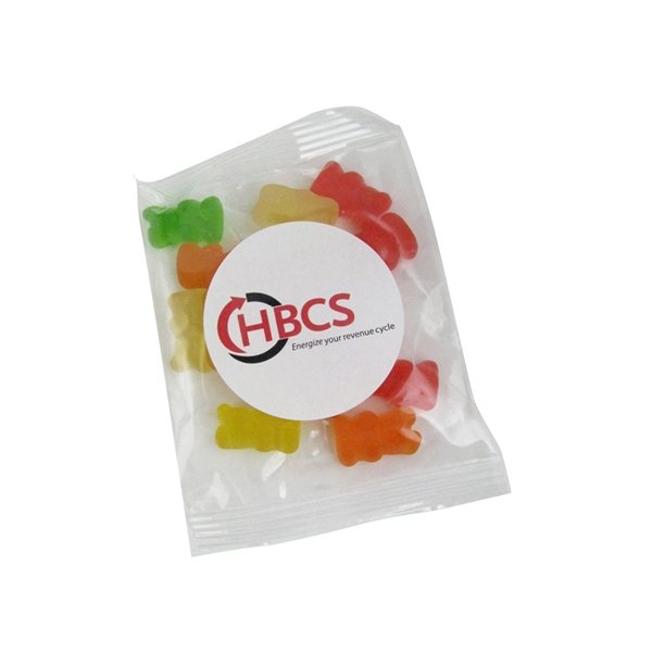 Promotional 1oz. Goody Bag with Gummy Bears