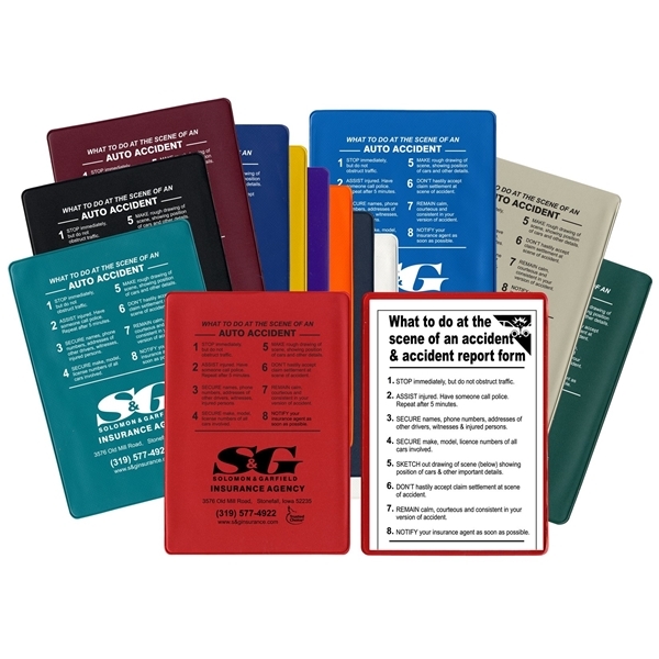 insurance card sleeve Clear Vinyl Business Card Holder