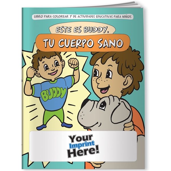 Promotional Coloring Book - Meet Buddy Your Healthy Body (Spanish)
