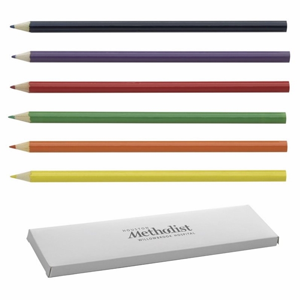 Promotional Coloring Pencils - 6 Pack
