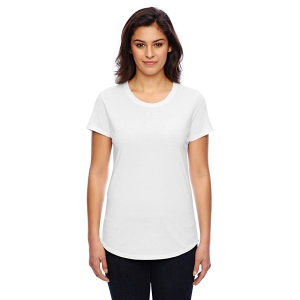 Anvil Ladies Triblend T - Shirt - WHITE