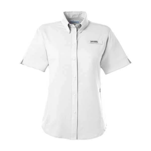 Promotional Columbia Ladies Tamiami(TM) II Short - Sleeve Shirt - WHITE