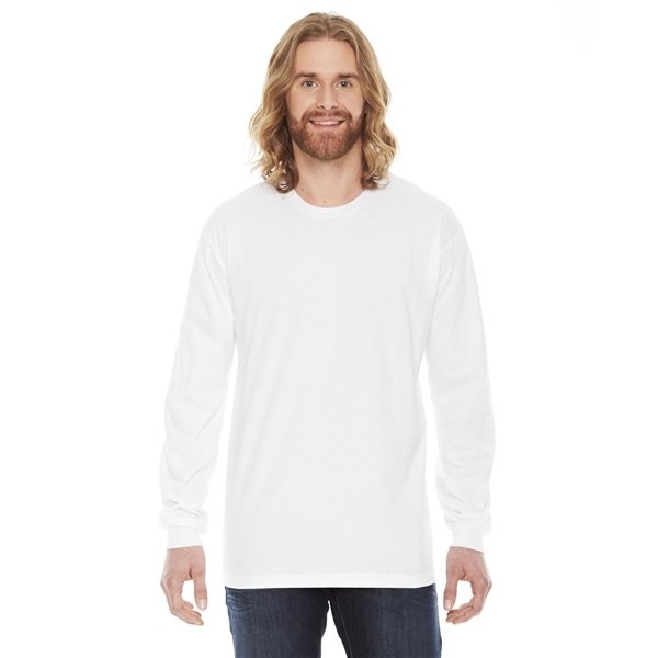Promotional American Apparel Unisex Fine Jersey Long - Sleeve T - Shirt - WHITE