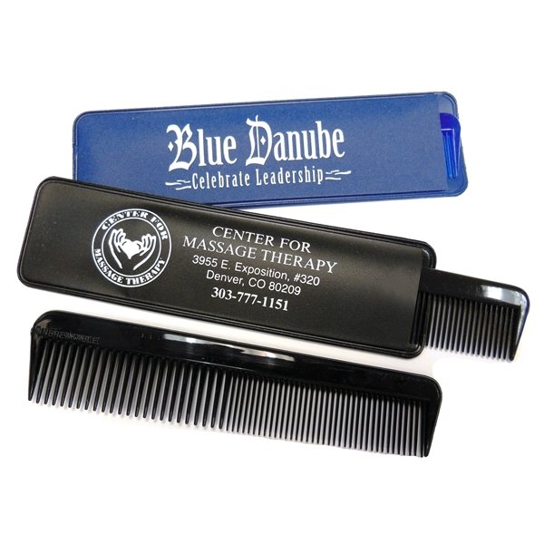 Promotional Comb in Vinyl Case (imprint on one)