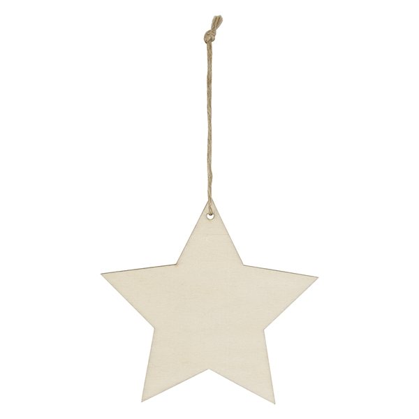 Promotional Wood Ornament - Star