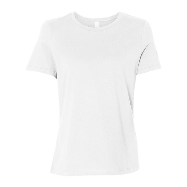 Promotional Bella + Canvas - Womens Relaxed Short Sleeve Jersey Tee - 6400 - WHITE