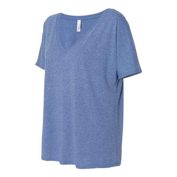 Promotional Bella + Canvas - Womens Slouchy V - neck Tee - 8815 - TRIBLEND