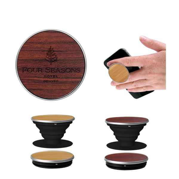 Promotional PopGrip - Wood