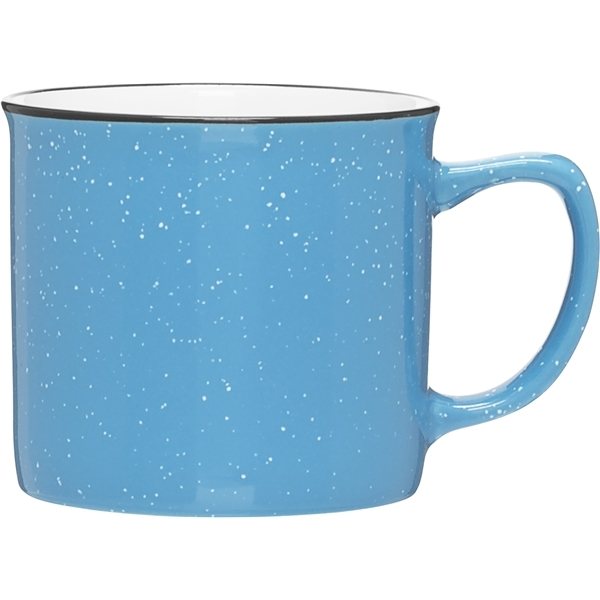 Promotional 12 oz Cambria Ceramic Mug - Sky Blue