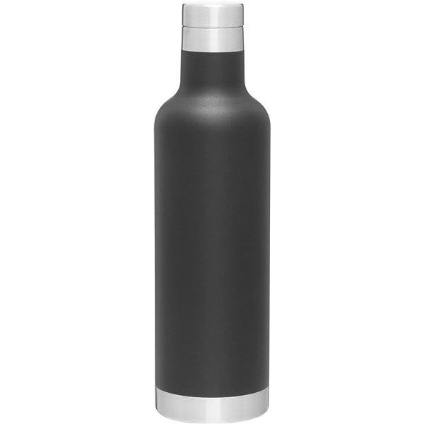 Promotional 25 oz H2go Noir - Powder Stainless Steel Bottle - Matte Black