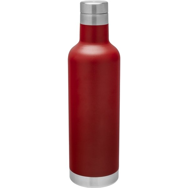 Promotional 25 oz H2go Noir - Powder Stainless Steel Bottle - Matte Red