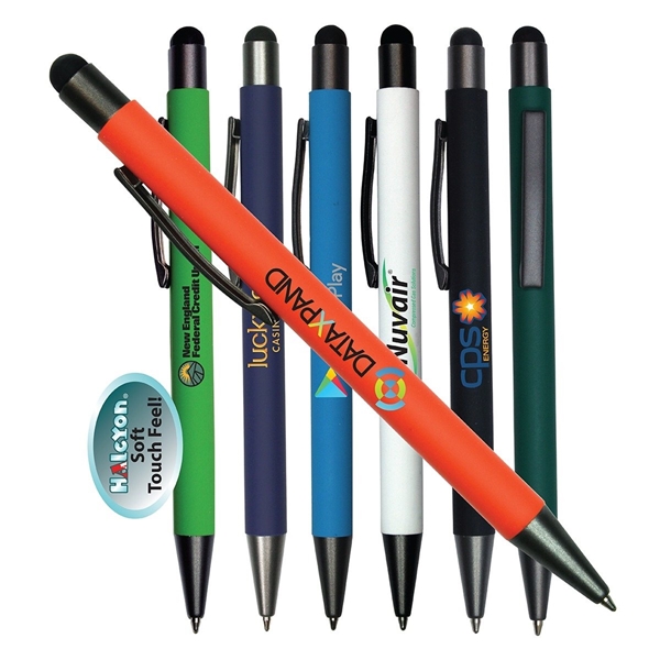 Promotional Halcyon(R) Metal Pen / Stylus, Full Color Digital