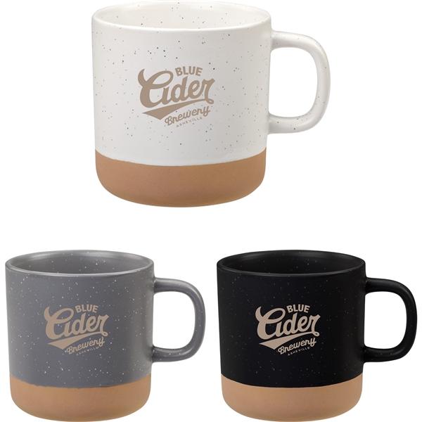 Promotional Santos Artisanal 12 oz Ceramic Coffee Mug