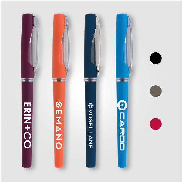 Promotional Soft Plastic Gel Ink Pen