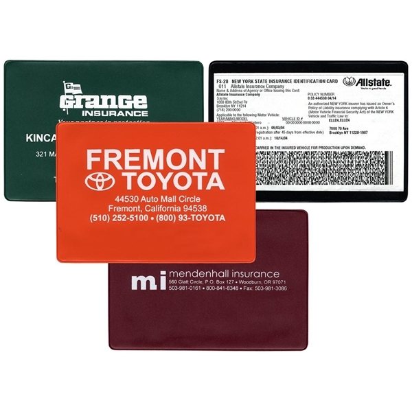 Promotional Insurance Card Holder