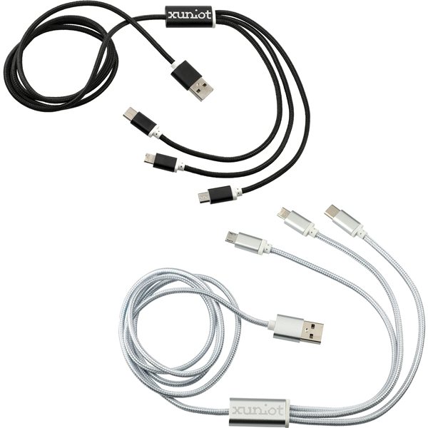 Promotional Realm 3- in -1 Long Charging Cable