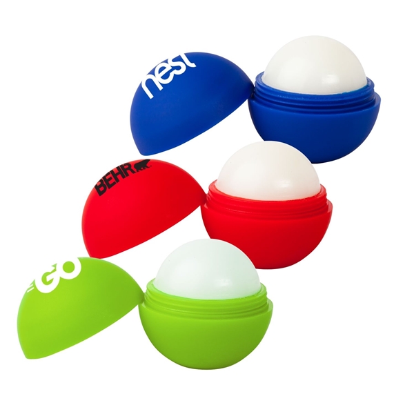 Promotional Round Soft Touch Lip Balm