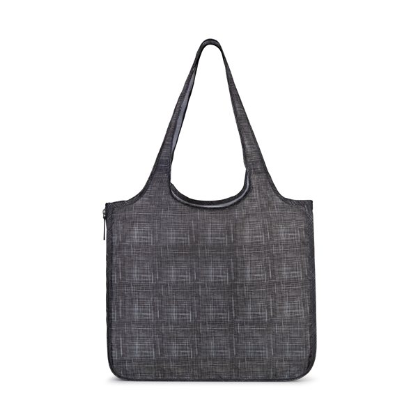 Promotional Riley Petite Patterned Tote - Charcoal Heather