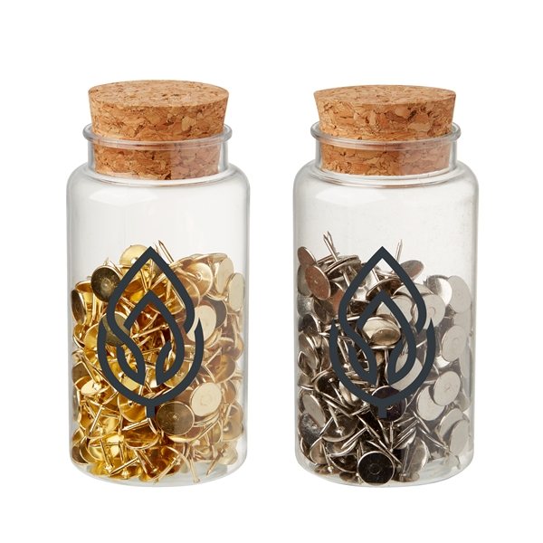 Promotional Push Pins in Jar