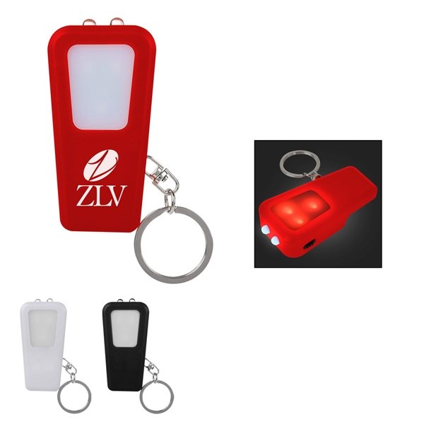 Promotional COB Light With Safety Whistle