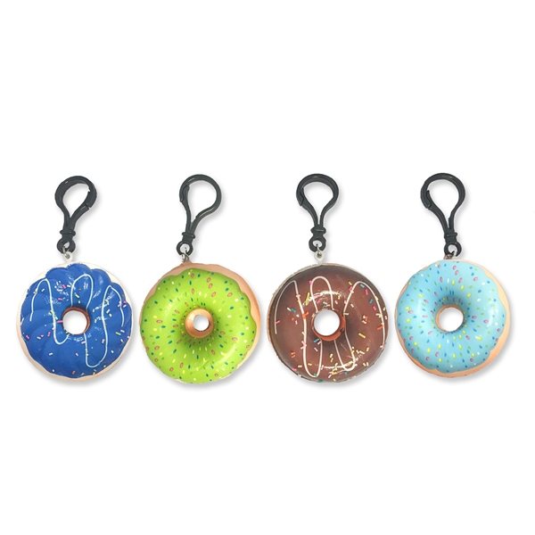 Promotional 2-3/4 Squishy Donut Clip - Ons