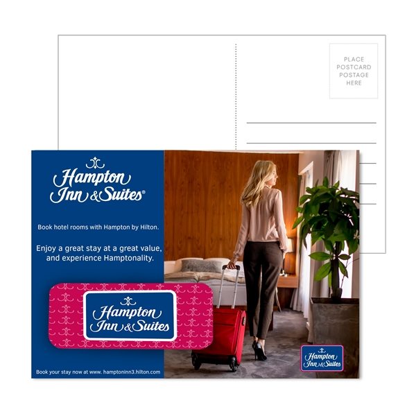 Promotional Post Card With Rectangle Nail File