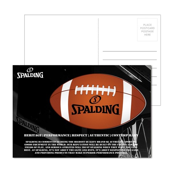 Promotional Post Card with Full Color Football Coaster