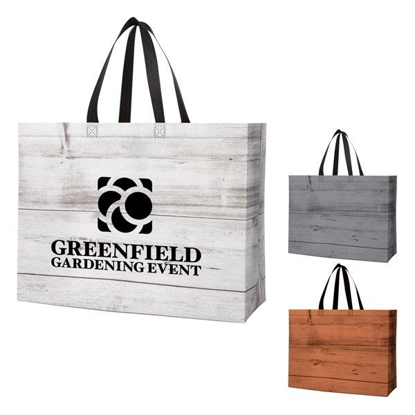 Promotional Chalet Laminated Non - Woven Tote Bag
