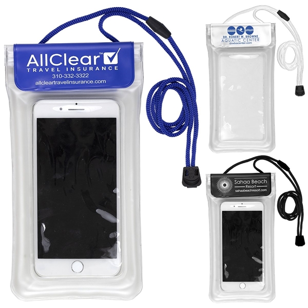 Clear Touch Through Floating Water Resistant Cell Phone And Accessories  Pouch $2.69