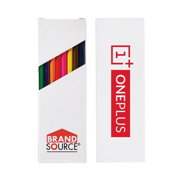 Promotional Eight - Color 7 Wooden Pencil Set In White Box