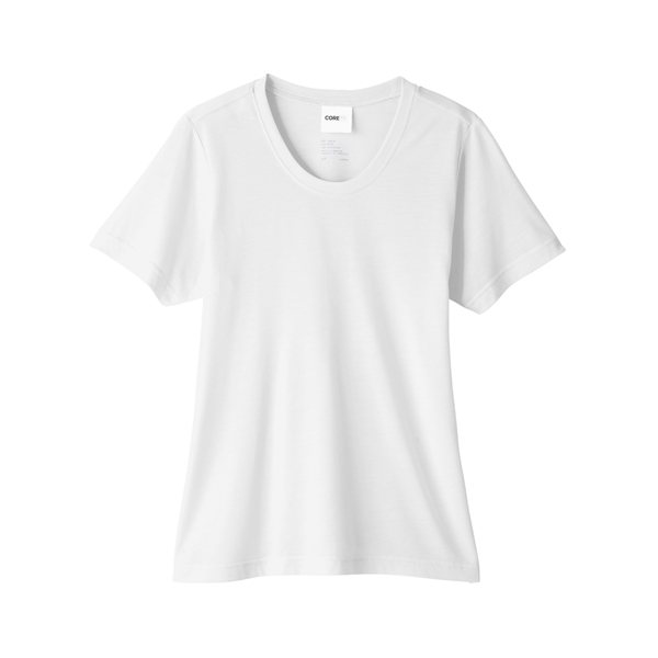 Promotional Core 365 Ladies Fusion ChromaSoft(TM) Performance T - Shirt - WHITE