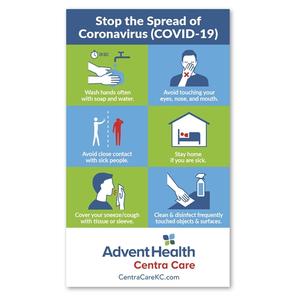 Promotional Health Awareness Info Magnet - Print