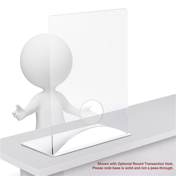 Promotional  Thick Distancing Barrier With Acrylic Base