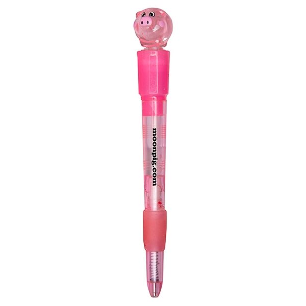 Promotional Ballpoint Light Up Pig Pen