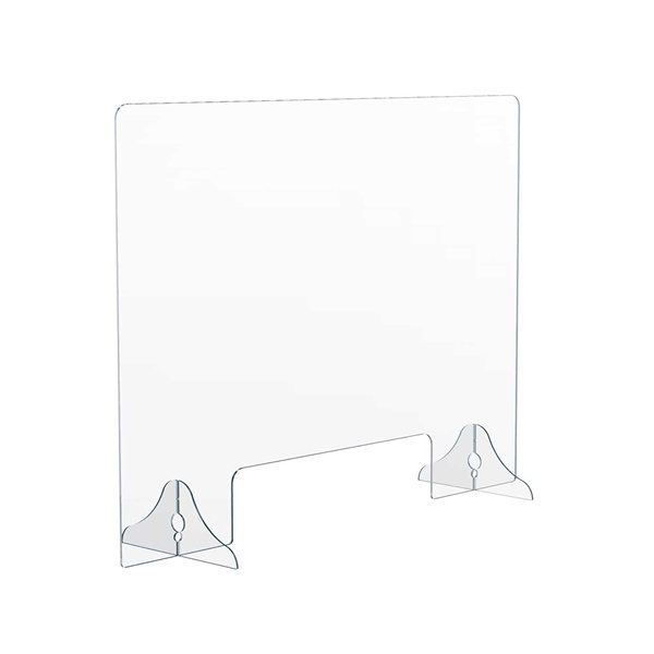 Promotional 1/8 Thick Distancing Barrier With Acrylic Legs